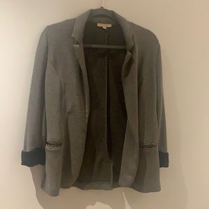 Skies Are Blue Gray Blazer